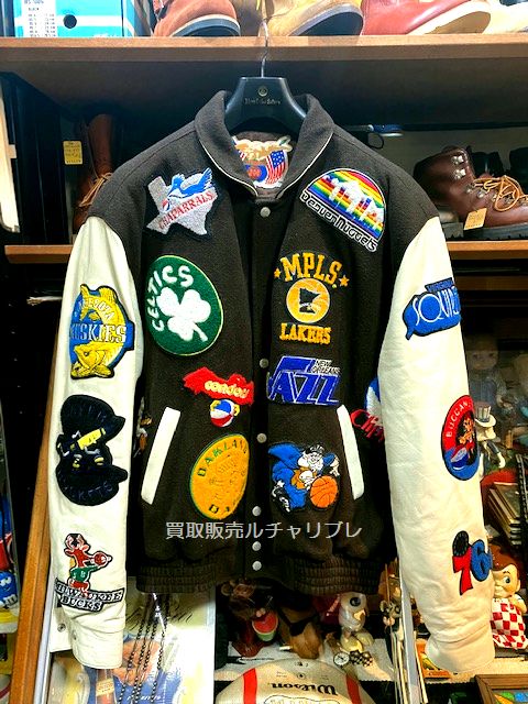 NBA オールスター スタジャン 希少 supreme元ネタ 【お買得 ...