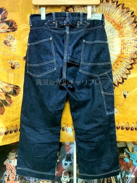 フリーホイーラーズ デリックマン オーバーオールズ インディゴ ウォバッシュ サイズ34 囗K巛 フリーホイーラーズ デリックマン オーバーオールズ インディゴ 28