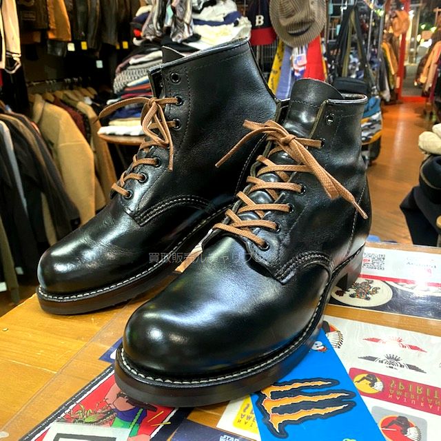 REDWING レッドウィング 9014 ベックマン ワークブーツ フェザーストーン プレーントゥ ブラック US7.5D 25.5cm BECKMAN 9011 黒 新品 中古レッドウィング REDWING 9014 ベックマン ブーツ プレーントゥ