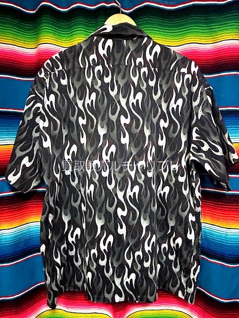 Massesマシス ファイヤーパターンシャツ shirts s/s fire